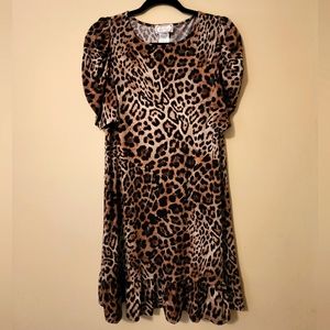 Ivy Road dress, size S, animal print